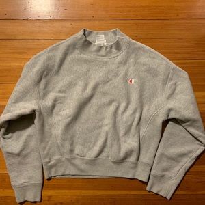 Champion short mock neck crew neck